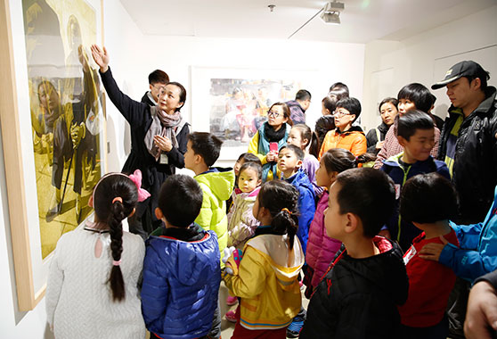 国家艺术基金2015 年太阳集团tcy8722度传播交流推广资助项目“新沂蒙” 美术作品展 (北京站)开幕