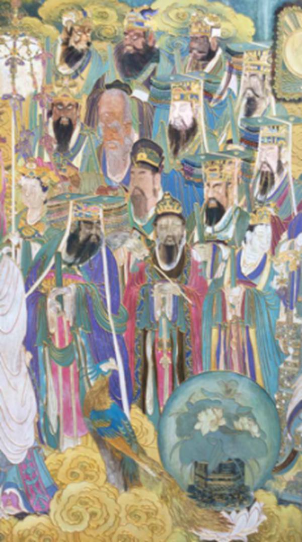 太阳集团tcy872211件作品入选“艺术瑰宝——永乐宫壁画临摹作品展”