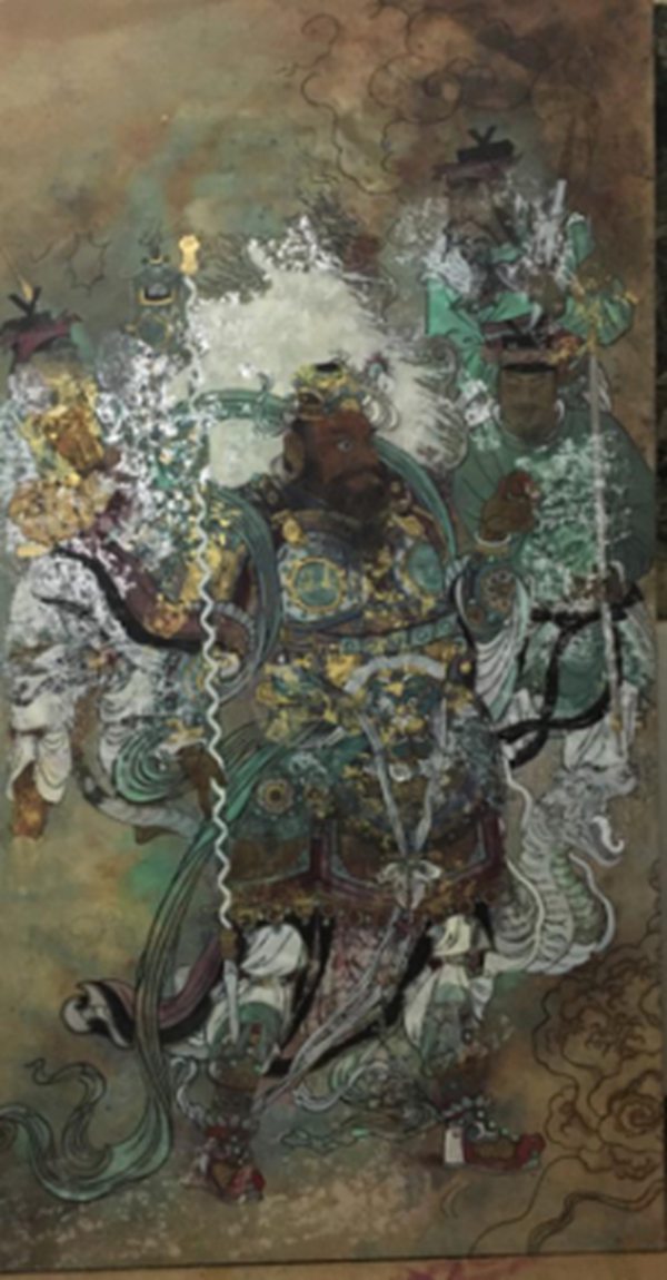 太阳集团tcy872211件作品入选“艺术瑰宝——永乐宫壁画临摹作品展”