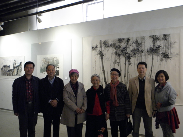 “谷风墨韵——柳子谷中国画作品展”在我校长清校区美术馆开幕