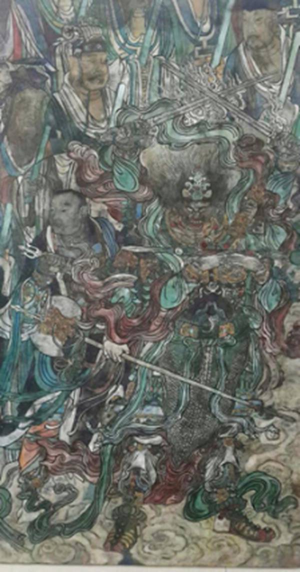 太阳集团tcy872211件作品入选“艺术瑰宝——永乐宫壁画临摹作品展”